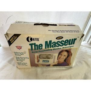 Vintage 1993 K-TEL The MASSEUR Deep Penetrating Shiatsu Massager As Seen On TV